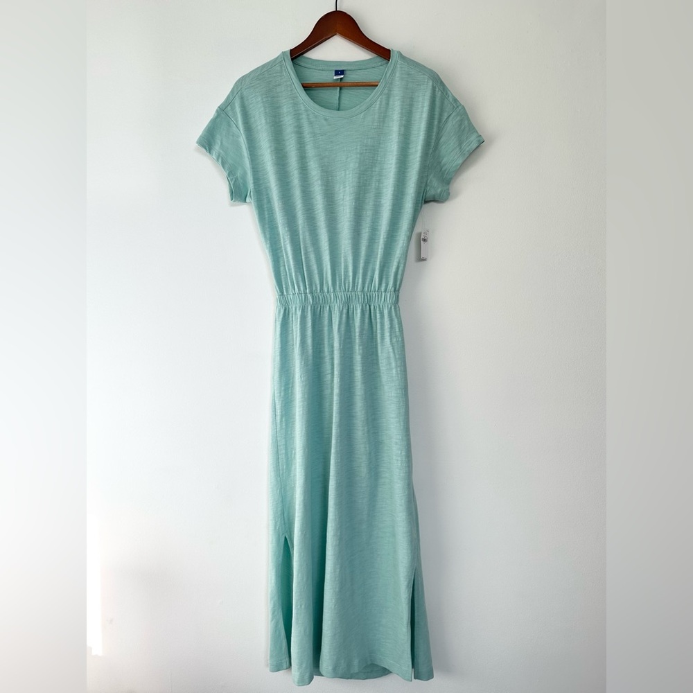 Old Navy NEW Seafoam Green Cut Out Short-Sleeve Casual Dress Size S